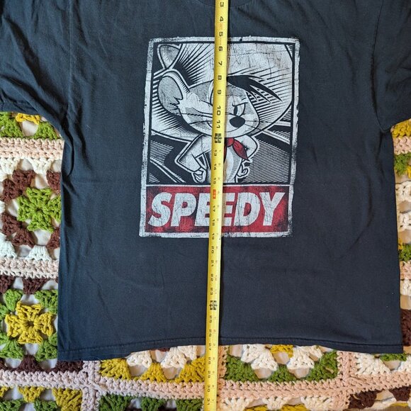 Vintage 2000s Speedy Gonzales T-Shirt Size XXL Distressed Graphic Tee - Picture 4 of 4